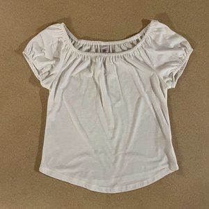 White Off Shoulder Top